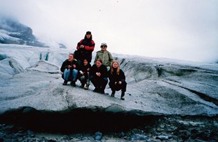 S Klenem na ledovci Columbia