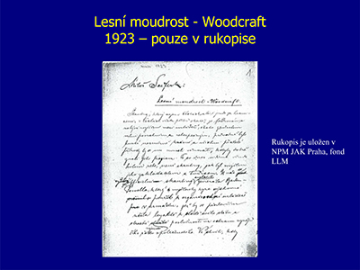Lesn moudrost - woodcraft