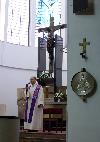 Pan farar Gora pri rozlucce v kostele
