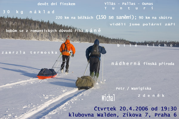 pozvanka na promitani o 220km ve Finsku na sanch