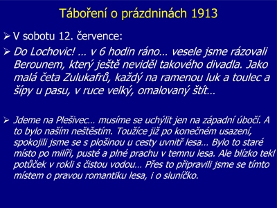 Tboen o przdninch 1913