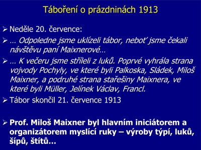 Tboen o przdninch 1913