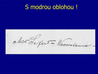 S modrou oblohou !